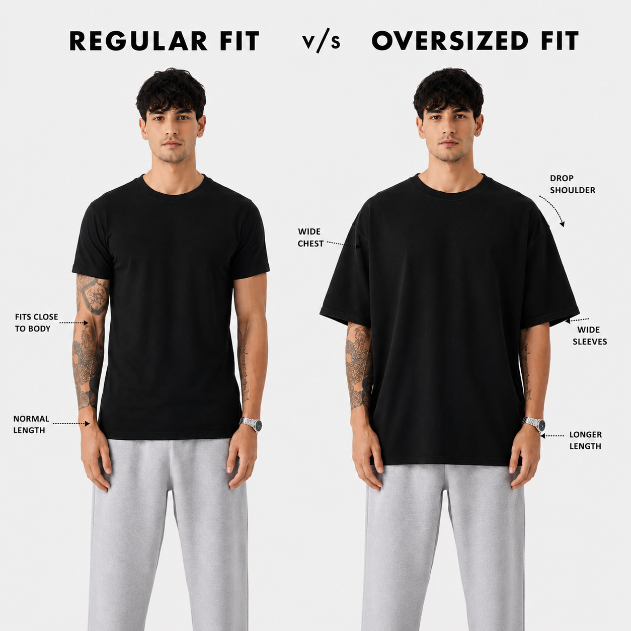 Oversized Baki Hanma Embroidered Tshirt – Comfort & Style
