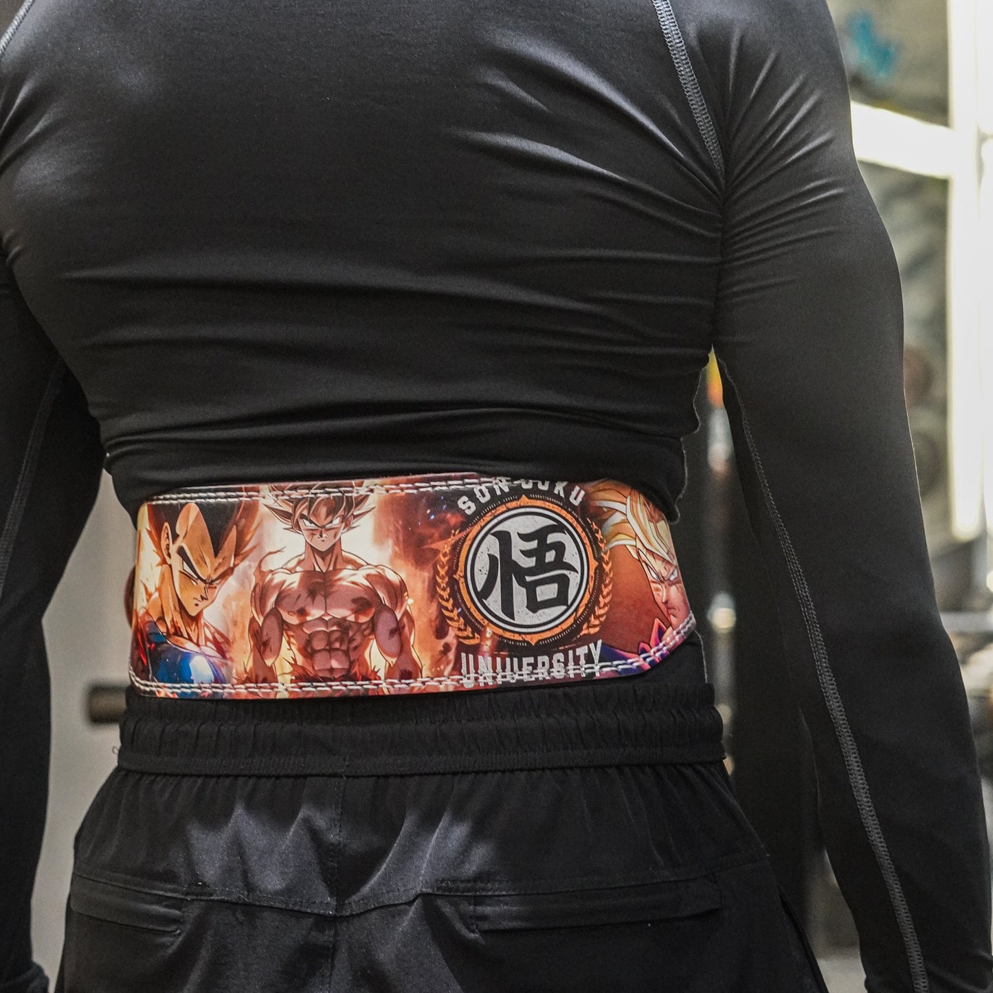 Dragon Ball Z Weight Lifting Gym Belt | with Padded Back Support